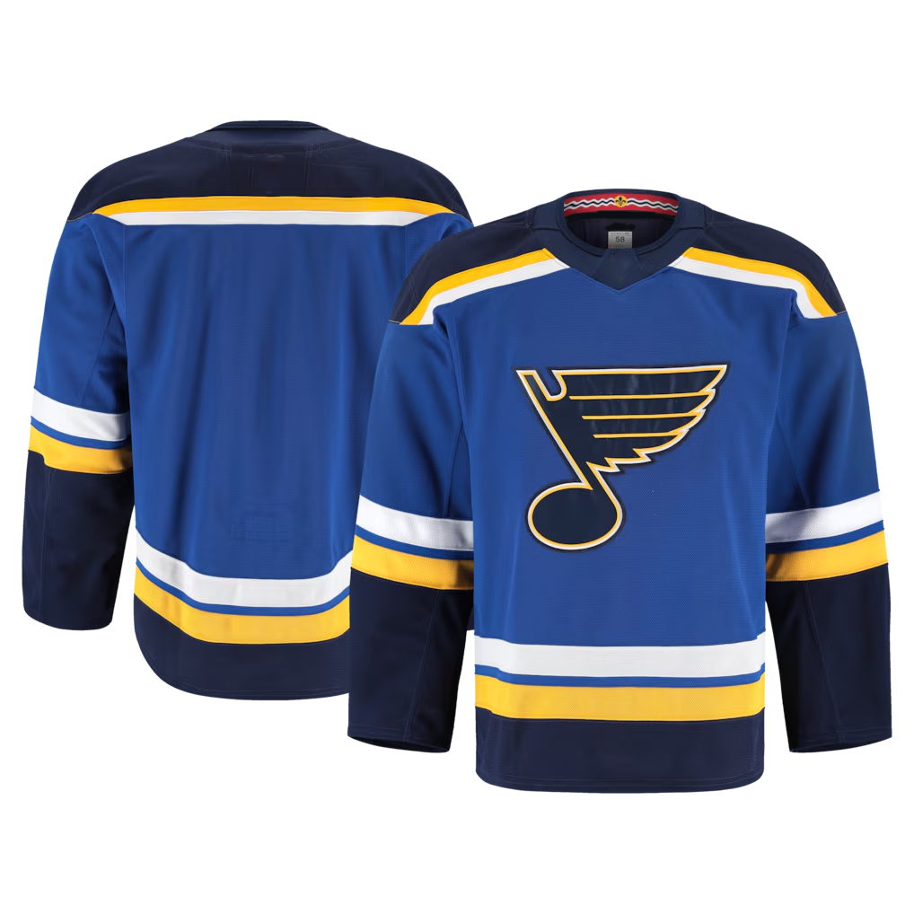 Jamed St.L.Blues Blue Alternate Authentic Pro Jerseys