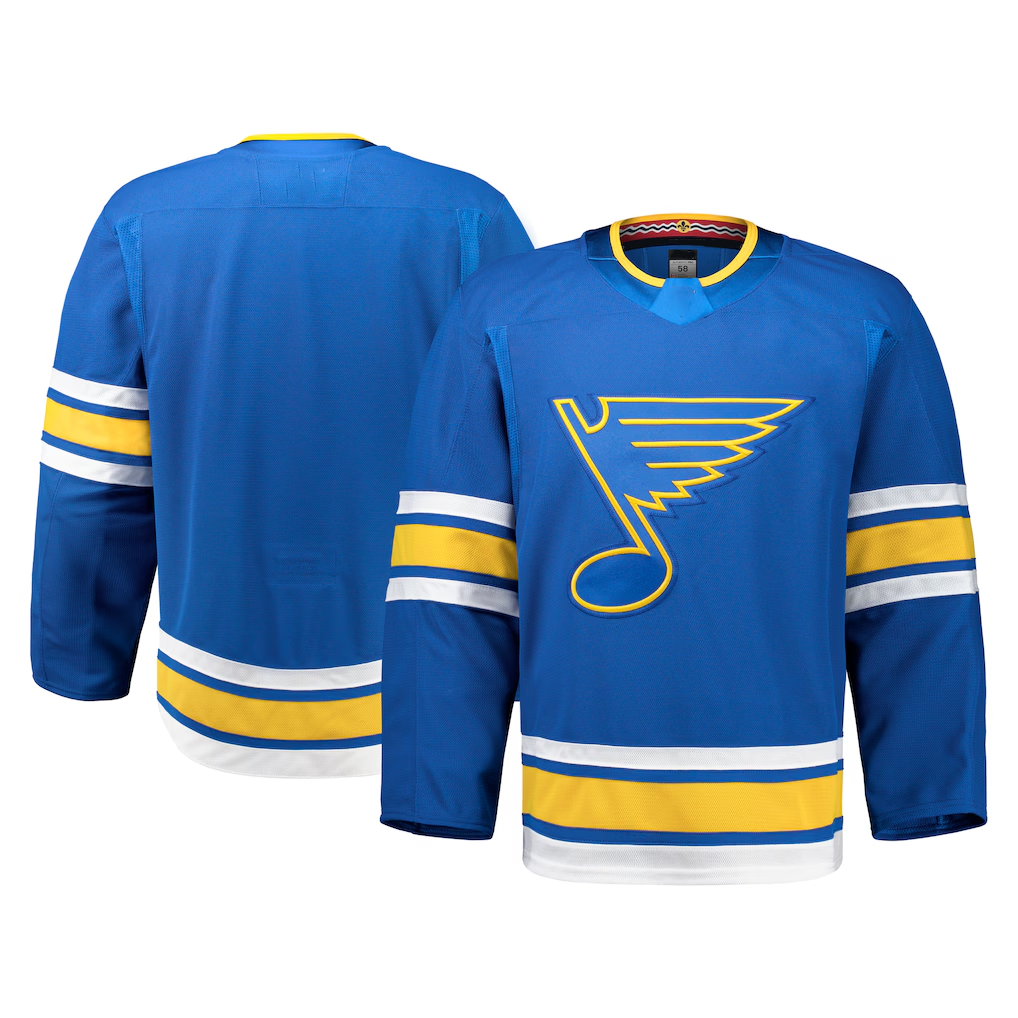 Jamed St.L.Blues Blue Home Authentic Pro Jerseys