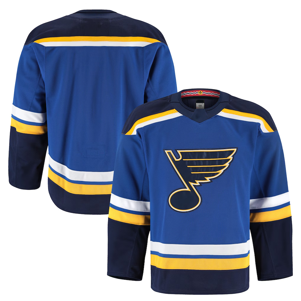 Jamed St.L.Blues Blue Home Authentic Pro Jerseys