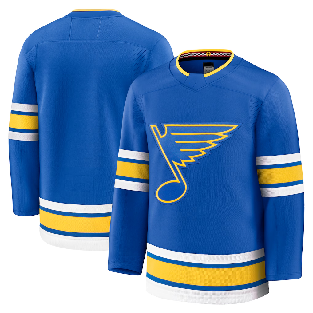 Jamed St.L.Blues Blue Home Premium Jerseys