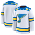 Jamed St.L.Blues White Away Premium Jerseys
