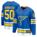 Jamed St.L.Blues #50 Jordan Binnington Blue Home Breakaway Jerseys