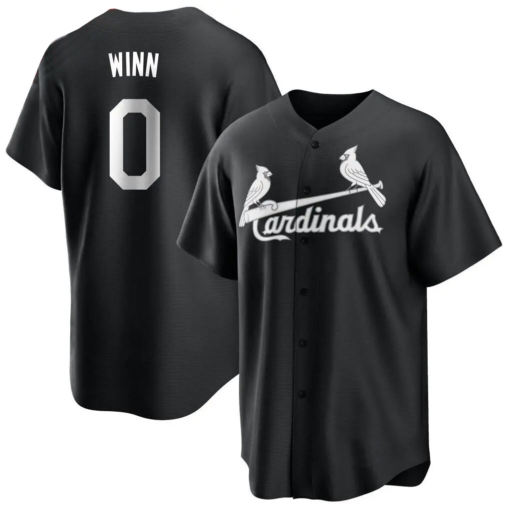 Jamed St. Louis Cardinals #0 Masyn Winn Player Black City Connect Home Limited Stitched Jerseys