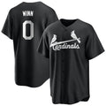 Jamed St. Louis Cardinals #0 Masyn Winn Player Black City Connect Home Limited Stitched Jerseys