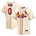 Jamed St. Louis Cardinals #0 Masyn Winn Player Cream Home Game Stitched Jerseys