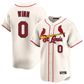 Jamed St. Louis Cardinals #0 Masyn Winn Player Cream Home Limited Stitched Jerseys