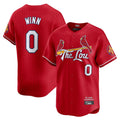 Jamed St. Louis Cardinals #0 Masyn Winn Player Red City Connect Limited Stitched Jerseys