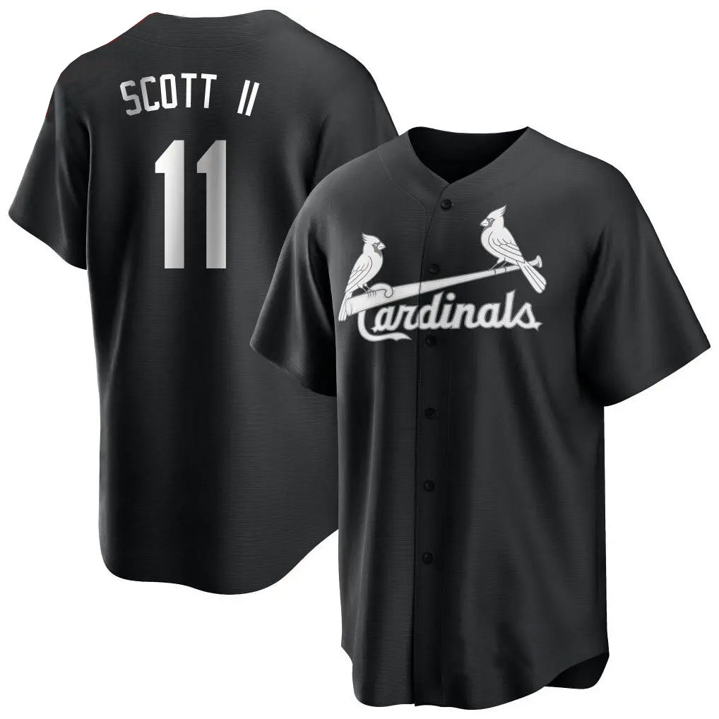 Jamed St. Louis Cardinals #11 Victor Scott II Player Black City Connect Home Limited Stitched Jerseys