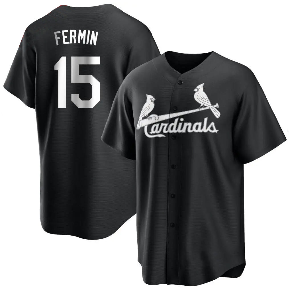 Jamed St. Louis Cardinals #15 Jose Fermin Player Black City Connect Home Limited Stitched Jerseys