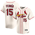 Jamed St. Louis Cardinals #15 Jose Fermin Player Cream Home Limited Stitched Jerseys