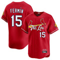 Jamed St. Louis Cardinals #15 Jose Fermin Player Red City Connect Limited Stitched Jerseys