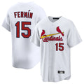 Jamed St. Louis Cardinals #15 Jose Fermin Player White Home Game Stitched Jerseys