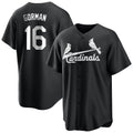 Jamed St. Louis Cardinals #16 Nolan Gorman Player Black City Connect Home Limited Stitched Jerseys