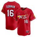 Jamed St. Louis Cardinals #16 Nolan Gorman Player Red City Connect Limited Stitched Jerseys