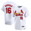 Jamed St. Louis Cardinals #16 Nolan Gorman Player White Home Limited Stitched Jerseys