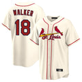 Jamed St. Louis Cardinals #18 Jordan Walker Player Cream Home Game Stitched Jerseys