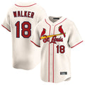 Jamed St. Louis Cardinals #18 Jordan Walker Player Cream Home Limited Stitched Jerseys