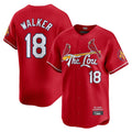 Jamed St. Louis Cardinals #18 Jordan Walker Player Red City Connect Limited Stitched Jerseys