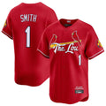 Jamed St. Louis Cardinals #1 Ozzie Smith Player Red City Connect Limited Stitched Jerseys