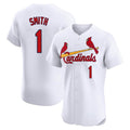 Jamed St. Louis Cardinals #1 Ozzie Smith Player White Home Limited Elite Stitched Jerseys