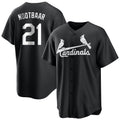 Jamed St. Louis Cardinals #21 Lars Nootbaar Player Black City Connect Home Limited Stitched Jerseys