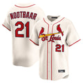 Jamed St. Louis Cardinals #21 Lars Nootbaar Player Cream Home Limited Stitched Jerseys