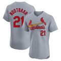 Jamed St. Louis Cardinals #21 Lars Nootbaar Player Gary Home Limited Elite Stitched Jerseys