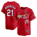 Jamed St. Louis Cardinals #21 Lars Nootbaar Player Red City Connect Limited Stitched Jerseys