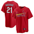 Jamed St. Louis Cardinals #21 Lars Nootbaar Player Red Home Game Stitched Jerseys
