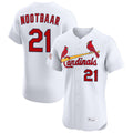 Jamed St. Louis Cardinals #21 Lars Nootbaar Player White Home Limited Elite Stitched Jerseys