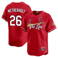 Jamed St. Louis Cardinals #26 JJ Wetherholt Player Red City Connect Limited Stitched Jerseys