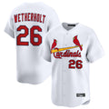 Jamed St. Louis Cardinals #26 JJ Wetherholt Player White Home Limited Stitched Jerseys