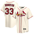 Jamed St. Louis Cardinals #33 Brendan Donovan Player Cream Home Game Stitched Jerseys