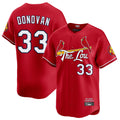 Jamed St. Louis Cardinals #33 Brendan Donovan Player Red City Connect Limited Stitched Jerseys