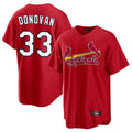Jamed St. Louis Cardinals #33 Brendan Donovan Player Red Home Game Stitched Jerseys