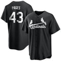 Jamed St. Louis Cardinals #43 Pedro Pages Player Black City Connect Home Limited Stitched Jerseys