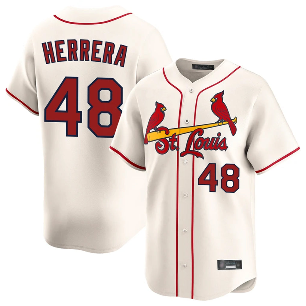 Jamed St. Louis Cardinals #48 Ivan Herrera Player Cream Home Limited Stitched Jerseys