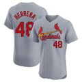 Jamed St. Louis Cardinals #48 Ivan Herrera Player Gray Home Limited Elite Stitched Jerseys