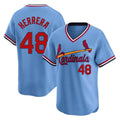 Jamed St. Louis Cardinals #48 Ivan Herrera Player Light Blue City Connect Home T-shirt Stitched Jerseys