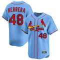 Jamed St. Louis Cardinals #48 Ivan Herrera Player Light Blue  Home Limited Stitched Jerseys