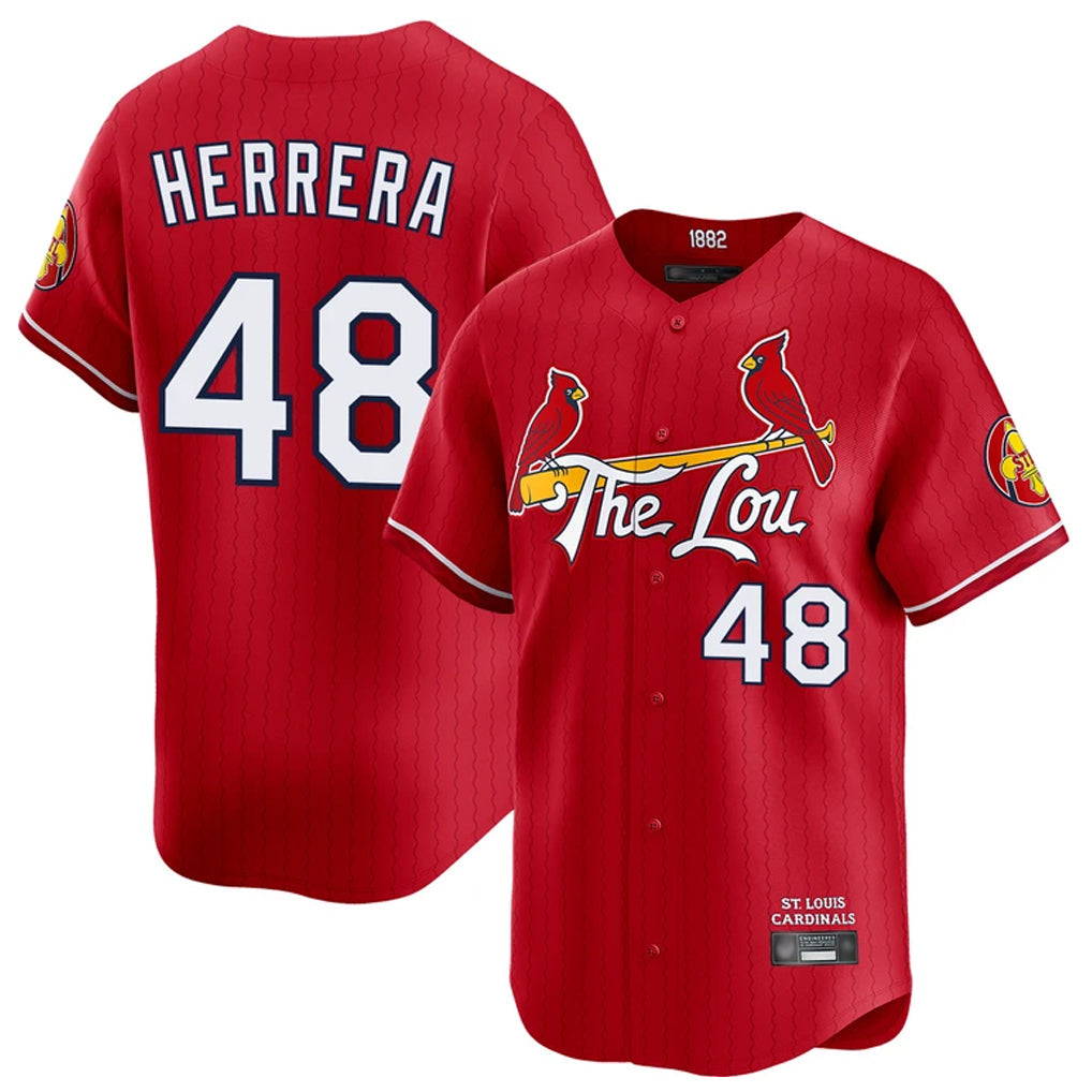 Jamed St. Louis Cardinals #48 Ivan Herrera Player Red City Connect Limited Stitched Jerseys