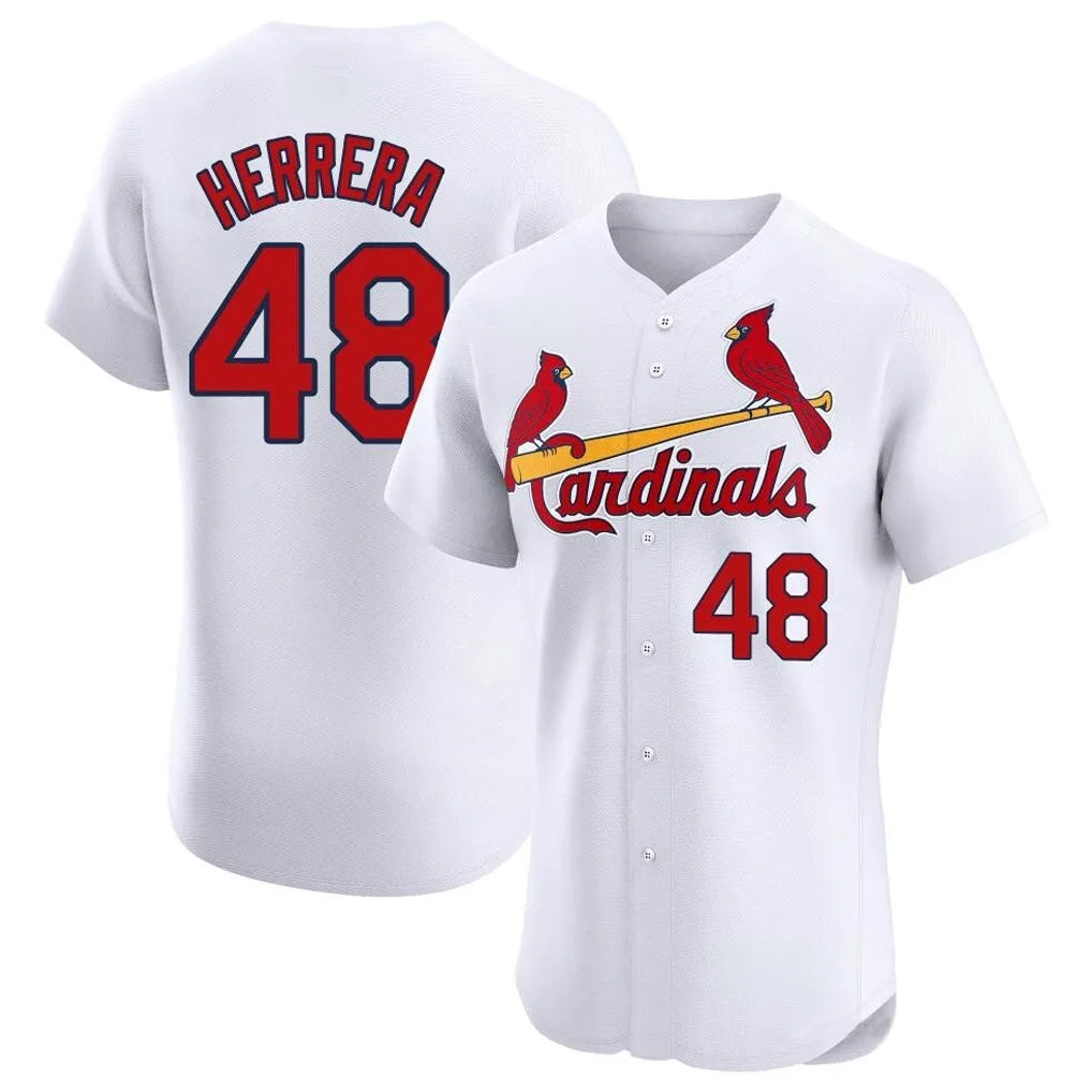Jamed St. Louis Cardinals #48 Ivan Herrera Player White Home Limited Elite Stitched Jerseys