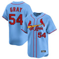 Jamed St. Louis Cardinals #54 Sonny Gray Player Light Blue Home Limited Stitched Jerseys