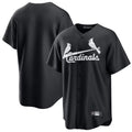 Jamed St. Louis Cardinals Blank Player Black Cooperstown Collection Limited Stitched Jerseys