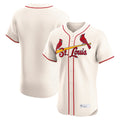 Jamed St. Louis Cardinals Blank Player Cream Home Limited Elite Stitched Jerseys
