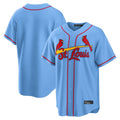 Jamed St. Louis Cardinals Blank Player Light Blue Home Limited Game Stitched Jerseys