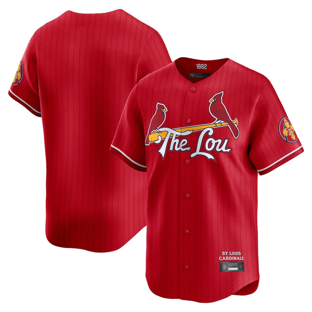 Jamed St. Louis Cardinals Blank Player Red City Connect Limited Stitched Stitched Jerseys