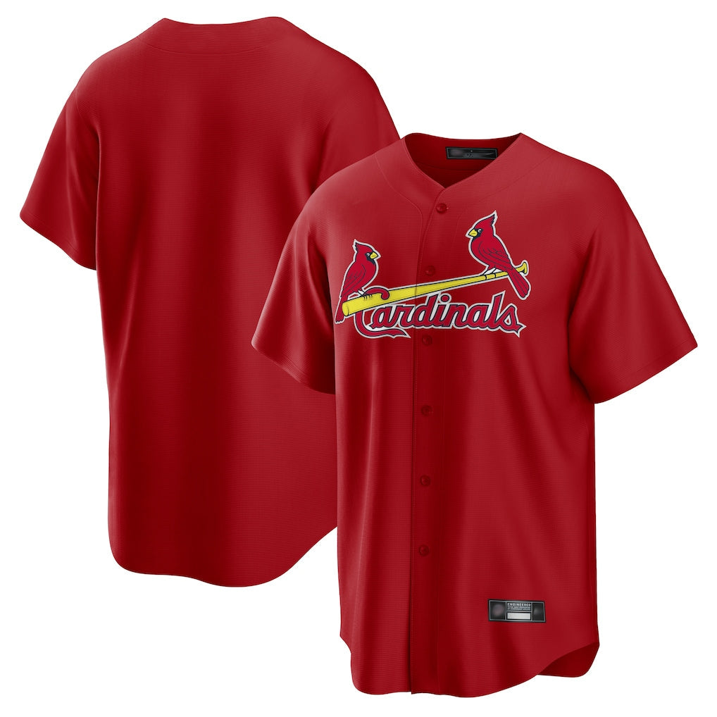 Jamed St. Louis Cardinals Blank Player Red Home Game Stitched Jerseys