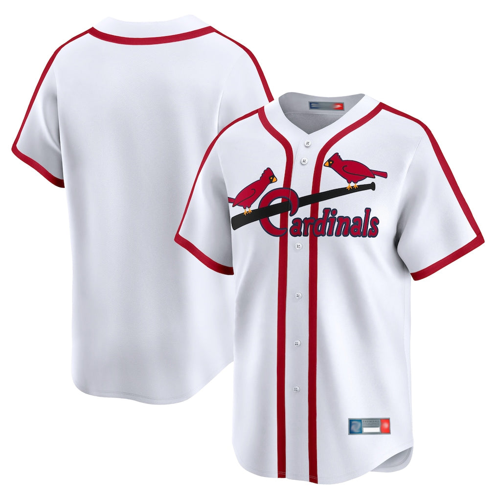 Jamed St. Louis Cardinals Blank Player White Cooperstown Collection Limited Stitched Jerseys