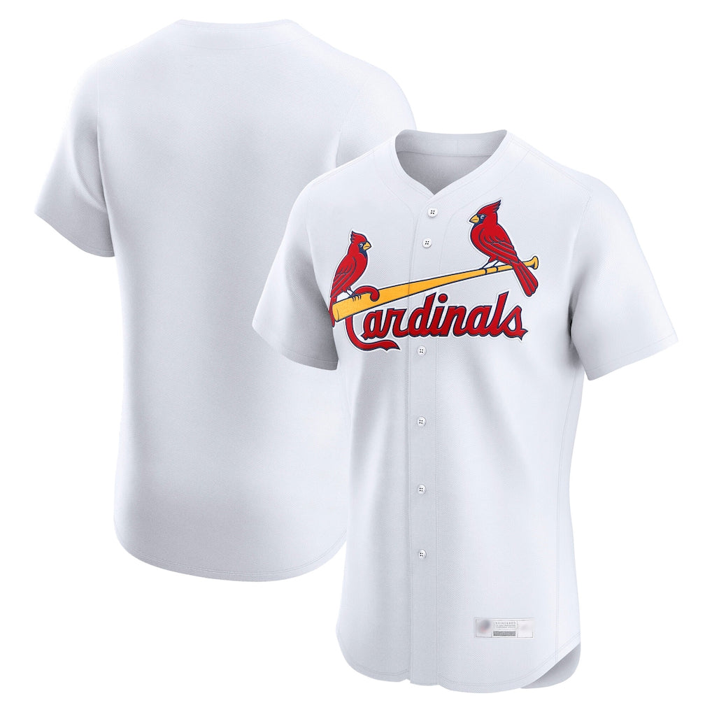 Jamed St. Louis Cardinals Blank Player White Home Limited Elite Stitched Jerseys